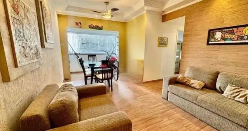 Apartamento mobiliado com suíte – 77m² | aparecida, santos/sp