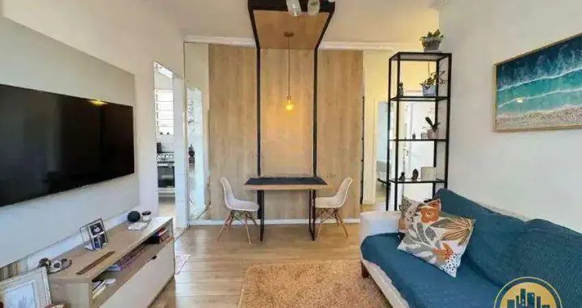 Apartamento porteira fechada no bairro do boqueira~o – santos/sp