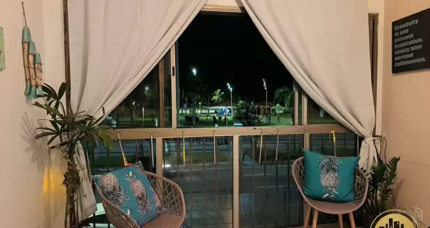 Apartamento amplo, confortavel e com vista para o mar/ itararé/ s.v