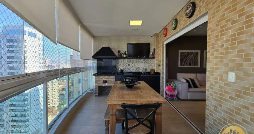 Apartamento residencial ocupado, 124 m², boqueirão – santos (aceita financiamento)