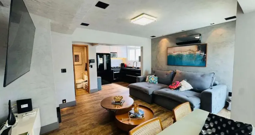 Apartamento residencial de 135 m² com 2 suítes e 2 vagas — Vila Belmiro, Santos (Frente)