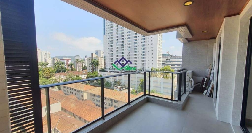 Apartamento para Venda em Santos, Boqueirão, 1 dormitório, 1 suíte, 2 banheiros, 1 vaga