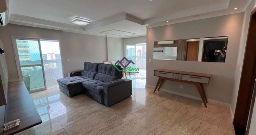 Apartamento para Venda em Praia Grande, Guilhermina, 3 dormitórios, 1 suíte, 2 banheiros, 2 vagas
