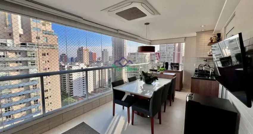 Apartamento para Venda em Santos, Boqueirão, 3 dormitórios, 3 suítes, 5 banheiros, 2 vagas