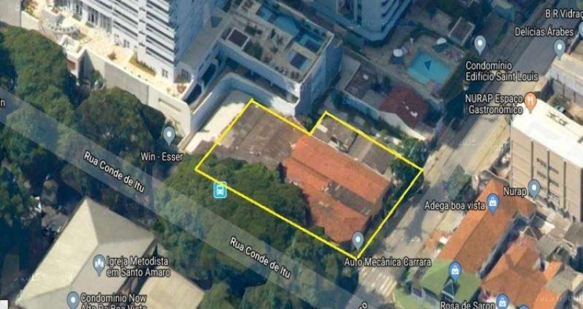 JD. SANTO AMARO-ZS/SP - TERRENO EM EIXO DE 1.000M²