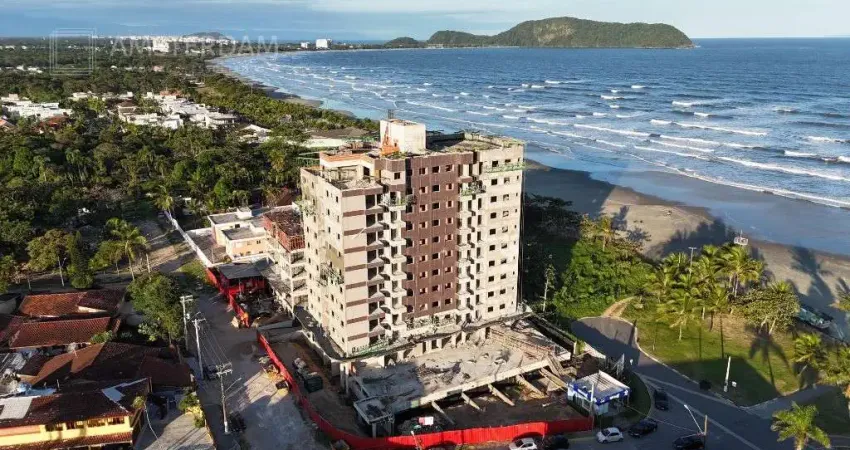 Lançamento pé na areia na Vista Linda com 3 dormitórios, apartamento 100% frontal ao mar