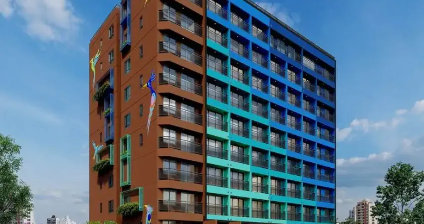 Studio de 1 e 2 dormitórios de 24,31m² a 36,97m² na vila clementino sp