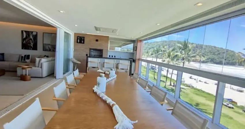 Apartamento alto padrão pé na areia frontal à venda em riviera de são lourenço