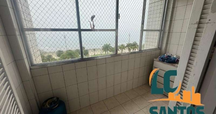 APARTAMENTO 2 DORMITÓRIOS VISTA MAR NA APARECIDA 77M² - ANDAR ALTO - TERRAÇO
