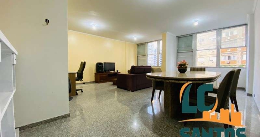 APARTAMENTO NO JOSÉ MENINO DE 2 DORMITÓRIOS SENDO 1 SUÍTE E 110M² - PÉ NA AREIA.