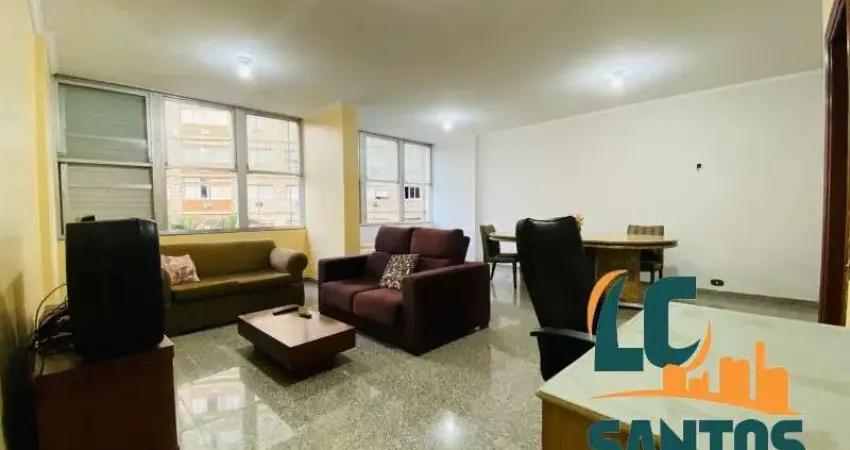 Apartamento no josé menino de 2 dormitórios sendo 1 suíte e 110m² - pé na areia.