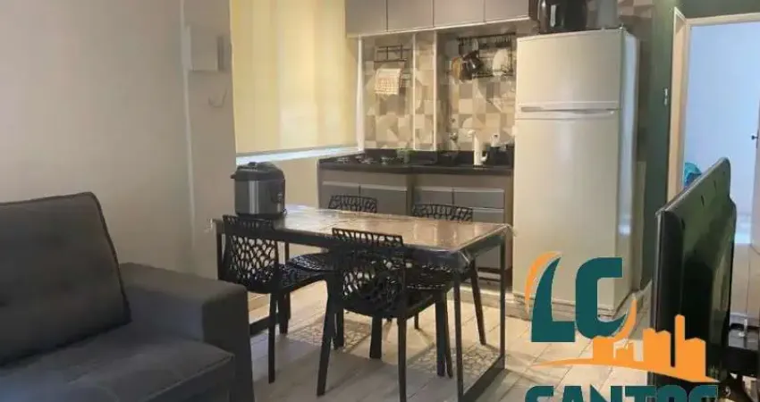 APARTAMENTO DE 1 DORMITÓRIO NO JOSÉ MENINO EM SANTOS - 400m da Praia.