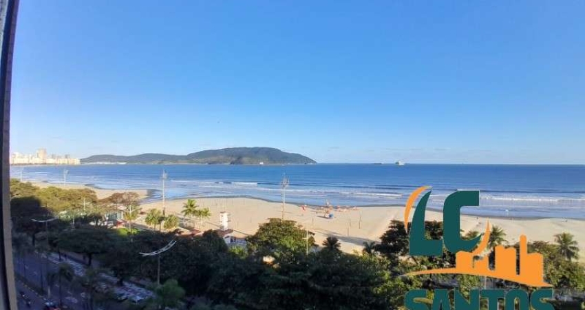 Vista Mar dos Sonhos! Apartamento 2 Dorms com Suíte e 132m² no Gonzaga .