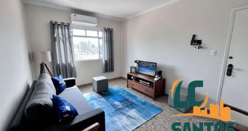 Apartamento reformado no Embaré - 2 dormitórios e vaga suficiente .