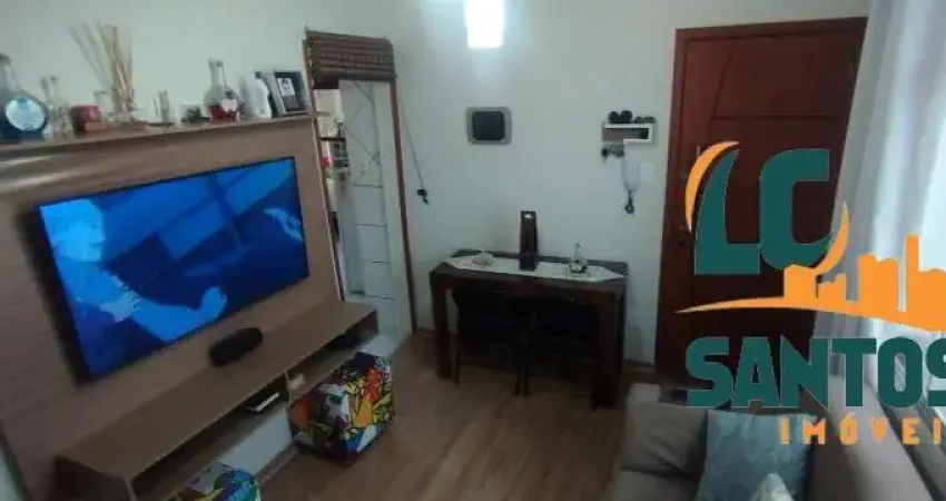 Apartamento reformado no embaré, 2 dormitórios, 450m da praia, santos .