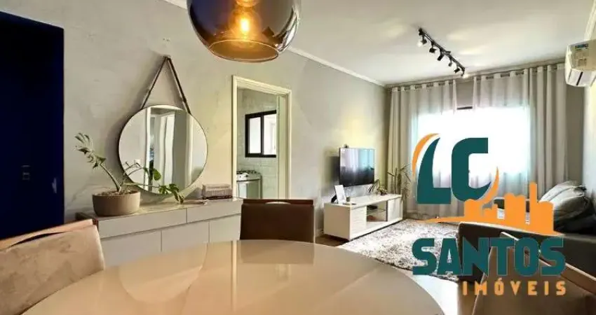 Apartamento de 2 dormitórios e garagem privativa em santos .