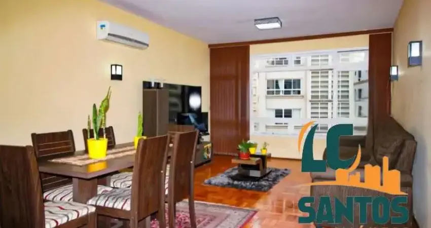 Apartamento amplo no gonzaga, santos  168m², 3 dormitórios e vaga de garagem perto da praia.