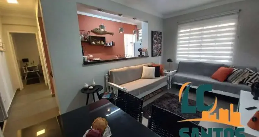 Atenção investidor - apartamento porteira fechada na quadra da praia do boqueirão em santos .