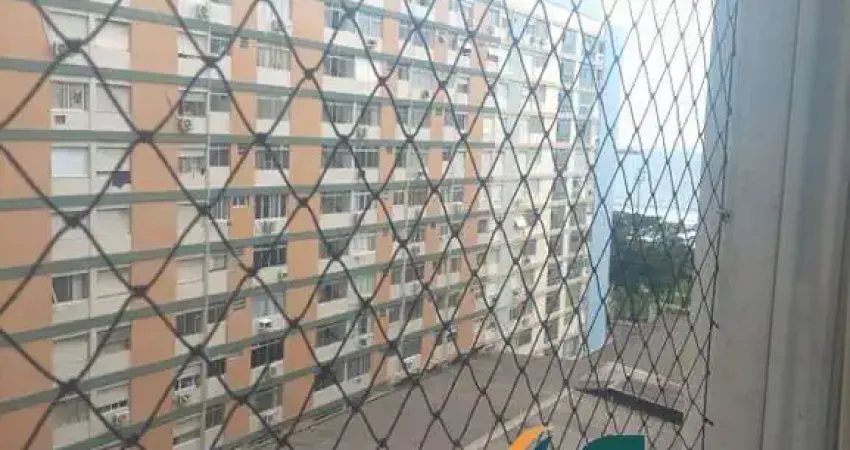 Apartamento de 2 dormitórios na praia do embaré em santos, sem vaga de garagem.