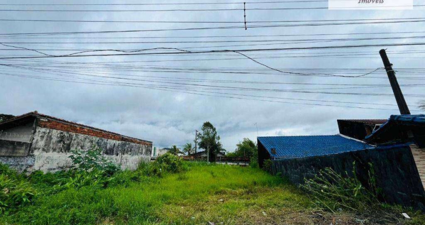 Terreno à venda, 253 m² por R$ 120.000,00 - Jardim Praia Grande - Mongaguá/SP