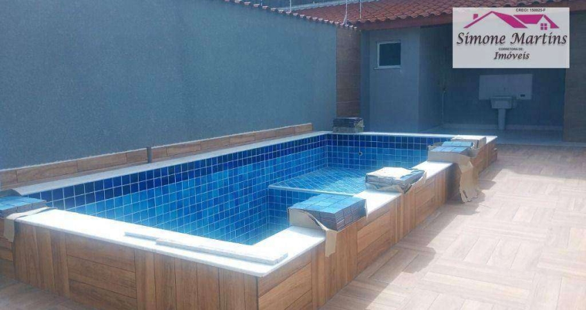 Belíssima Casa Nova com psicina, 3 dormitórios à venda, por R$ 490.000 - Balneario Raul Cury - Itanhaém/SP