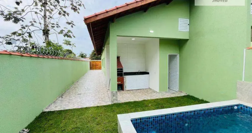 Casa com 2 dormitórios à venda, 64 m² por R$ 339.000 - Jardim das Palmeiras - Itanhaém/SP