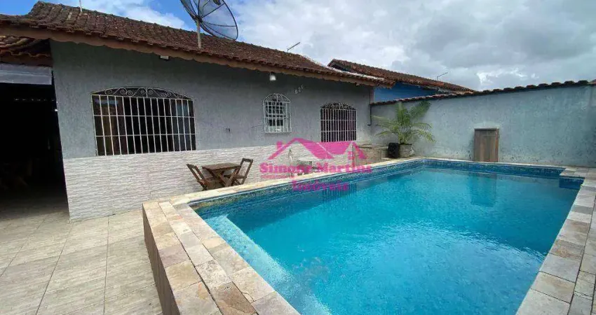 Casa com 2 dormitórios à venda, 89 m² por r$ 400.000,00 - parque verde mar - mongaguá/sp