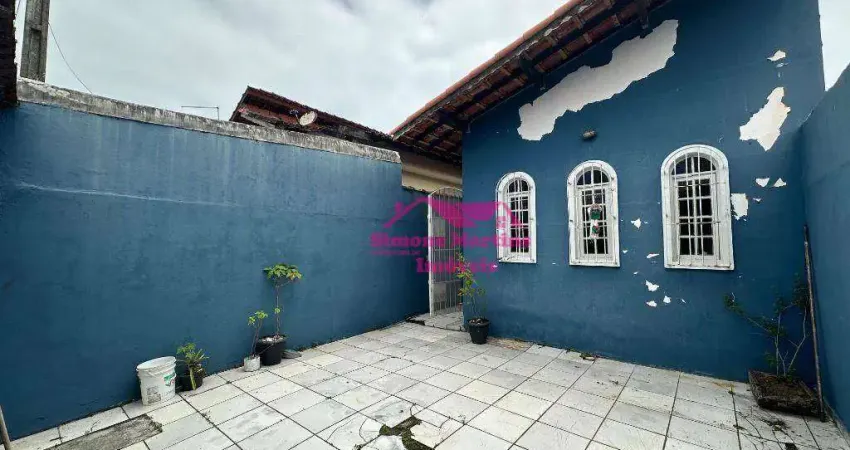 Casa com 2 dormitórios à venda, 90 m² por r$ 225.000,00 - balneário itaguaí - mongaguá/sp