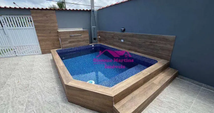 Casa com 2 dormitórios à venda, 77 m² por R$ 440.000 - Balneário Marazul - Itanhaém/SP