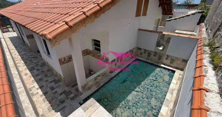 Casa com 2 dormitórios à venda, 65 m² por R$ 310.000 - Jardim Leonor - Mongaguá/SP