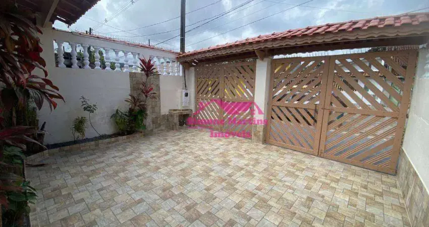 Casa com 2 dormitórios à venda, 60 m² por R$ 350.000 - Balneário Cascais - Mongaguá/SP