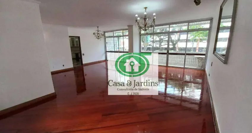 Apartamento Bairro Gonzaga - Santos/SP. 341m² - 3 dorm. - 2 Suítes - 2 Vagas Demarcadas -  Venda