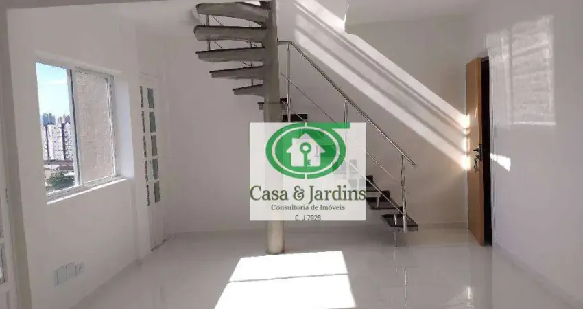 Cobertura com 2 dormitórios à venda, 140 m² - Vila Belmiro - Santos/SP
