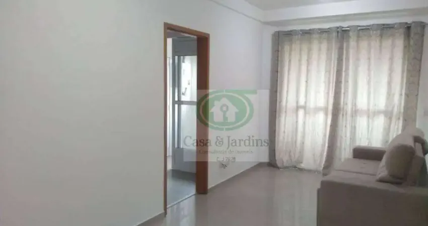 Apartamento com 2 dormitórios para alugar, 58 m² - pompéia - santos/sp
