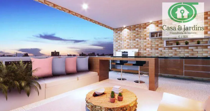 Apartamento com 3 dormitórios à venda, 103 m² por R$ 1.124.843,00 - Vila Alzira - Guarujá/SP