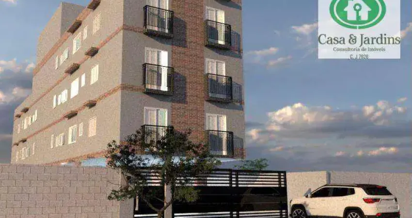 Apartamento 2 dormitórios TÉRREO - 41 m² - Estuário x Ponta da Praia - Santos/SP