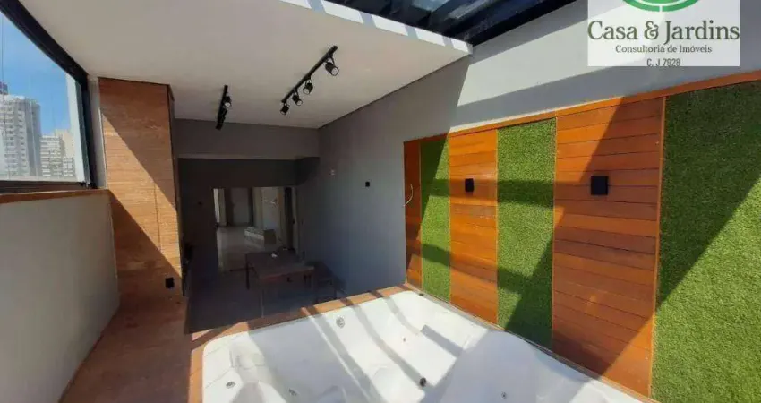 Cobertura à venda, 191 m² por R$ 1.849.000,00 - Pompéia - Santos/SP