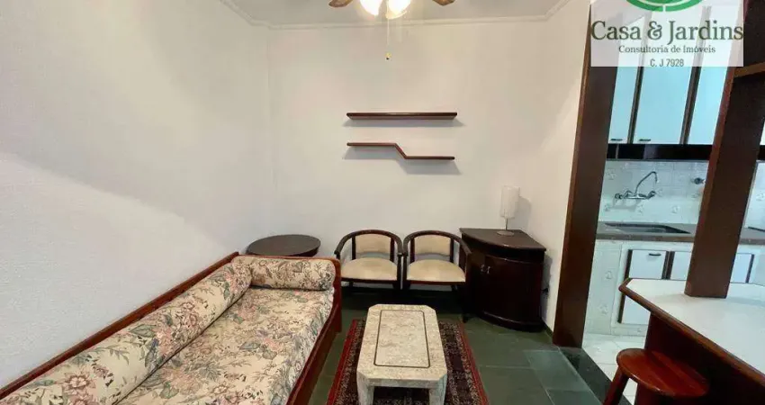 Ótimo Apartamento Mobiliado - 2 dormitórios - 70 m² - Gonzaga - Santos, SP