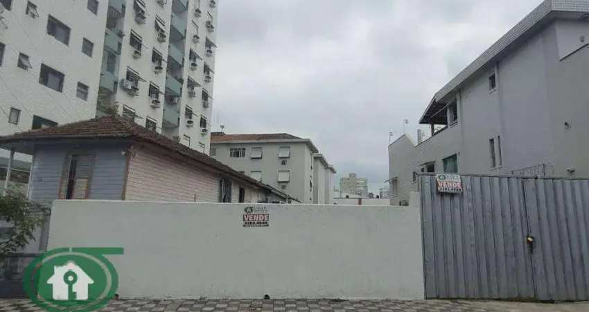 Terreno (14,50 x 31,00 x 6,00) - Bairro Aparecida, próx. ao canal 6 / Ponta da Praia - Santos/SP