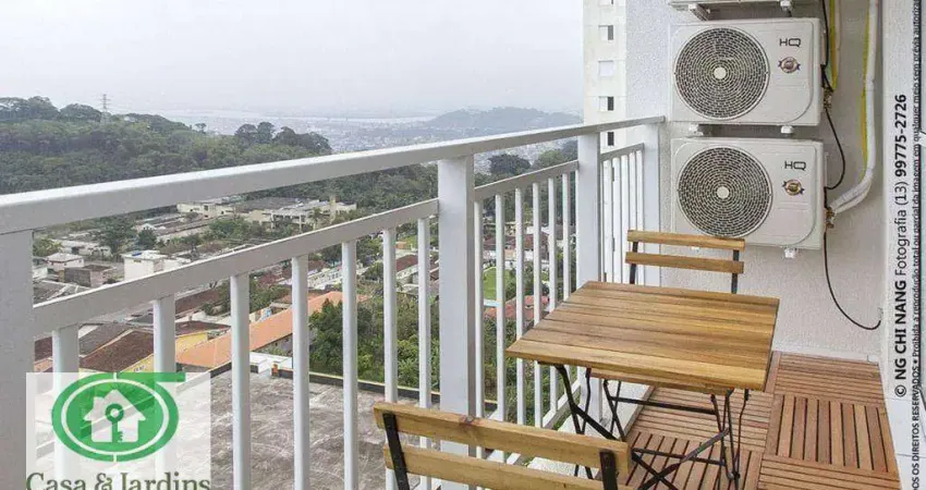 Apartamento à venda, 54 m² por R$ 361.000,00 - Morro de Nova Cintra - Santos/SP