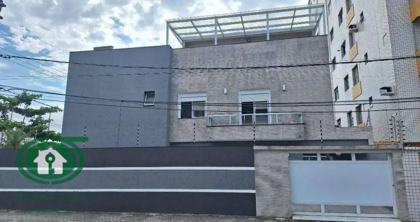Casa triplex com 4 dormitórios à venda, 234 m²  - josé menino - santos/sp