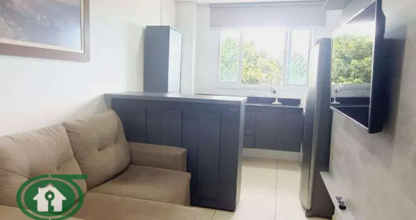 Apartamento de 1 Dormitório Finamente Mobiliado em Santos - Px. Av. Conselheiro Nébias