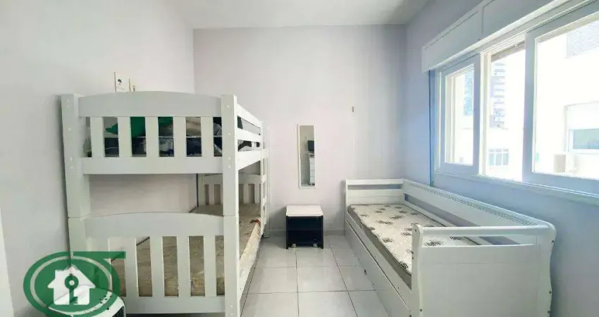 Sala Living, tipo Qto e Sala, Prédio frente ao mar no Embaré.