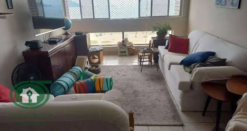 Apartamento Vista Mar com 2 dormitórios à venda, 100 m²  - Pompéia - Santos/SP
