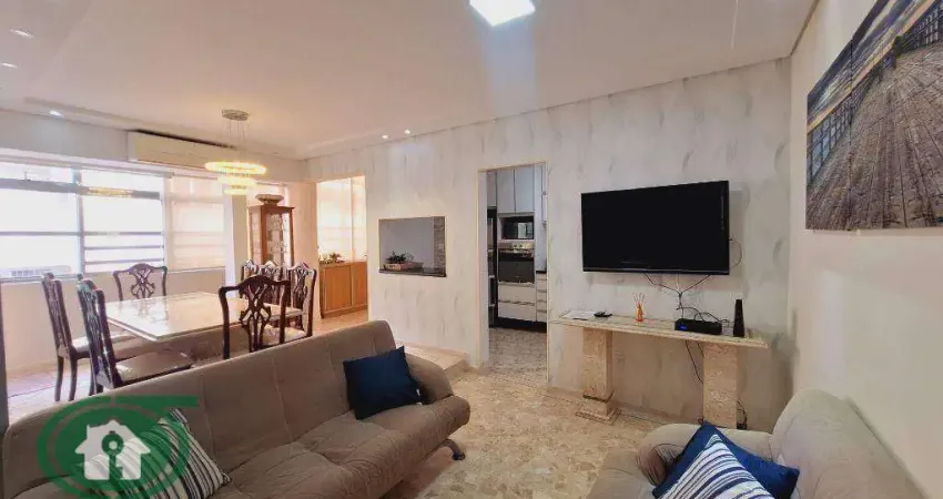 Apartamento  3 dormitórios  à venda, 116 m²  - Ponta da Praia - Santos/SP