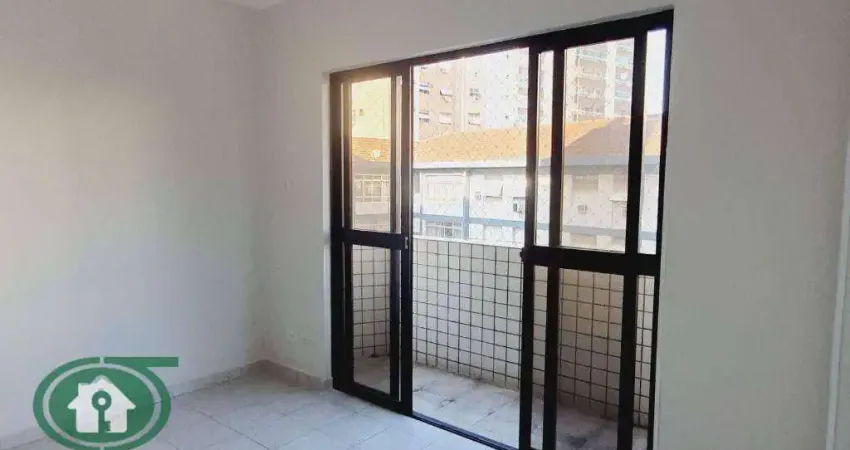 Apartamento 2 dormitorios, sendo suite - Predio c/ elevador, garagem demarcada - Campo Grande - Santos/SP