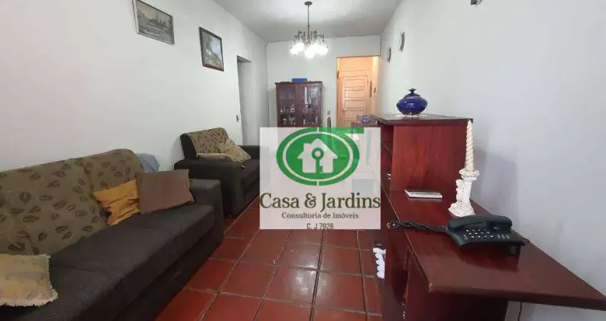 ALUGA - Amplo 1 dormitorio Mobiliado - 53 m2 área útil -  Jose Menino / Santos