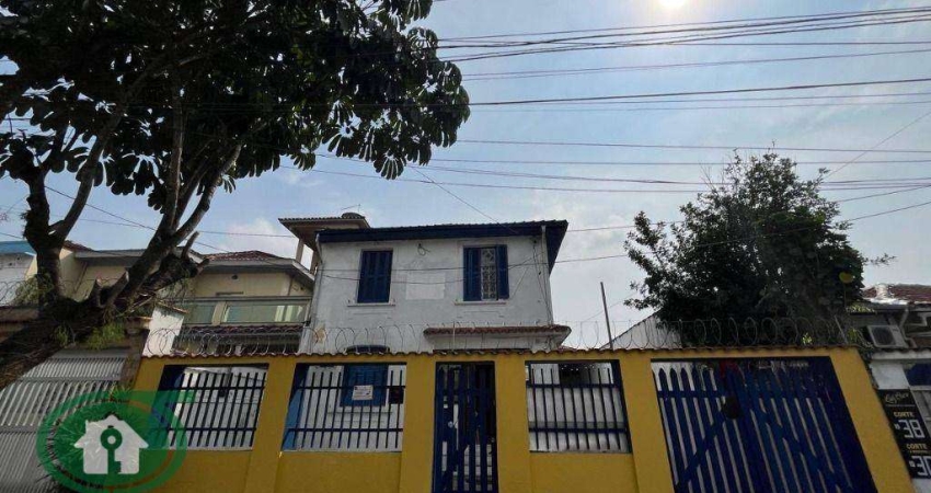 Casa  3 dormitórios / 12 salas para alugar comercial ou residencial - Vila Belmiro - Santos/SP