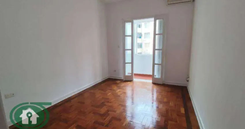 Apartamento com 1 dormitório à venda, 39 m² por r$ 291.000,00 - boqueirão - santos/sp