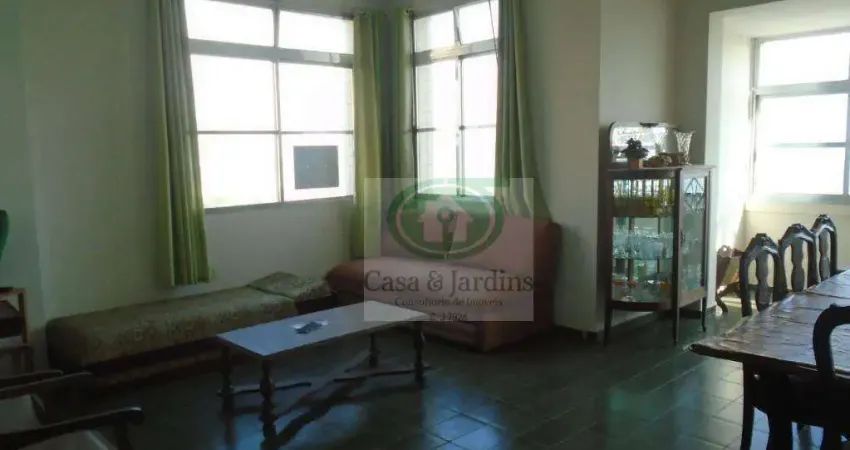 Apto 3 dormitórios Frente Mar à venda, 156 m² por R$ 900.000 - Pompéia - Santos/SP